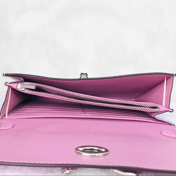 Coach Bow Turnlock Chain Crossbody Bag - Picture 6 of 8